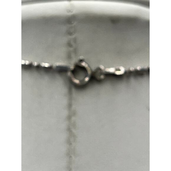 AA 925 Sterling Silver Scroll Prayer Box Locket Pendant Ball Link Chain Necklace - Picture 6 of 9